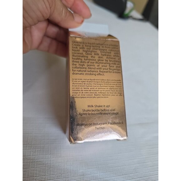 The Beauty Crop Glow Milk BLIND DATE Nourished w/Coconut & Árgan Oil .53 oz NIB - Picture 4 of 5